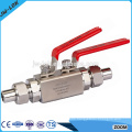 Floating full bore stainless steel cryogenic ball valves